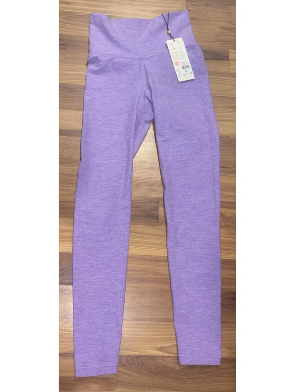Calia Lustralux High Rise 7/8 Leggings XS Purple Heather NWT